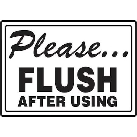 Accuform Safety Sign PLEASE WASH YOUR HANDS MRST902XT MRST902XT